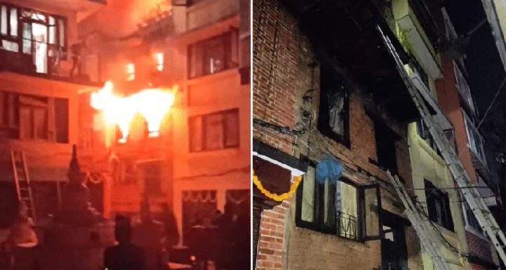 ललितपुरमा सिलिण्डर विष्फोट भएर मारिने चारै जना एकै परिवारका सदस्य