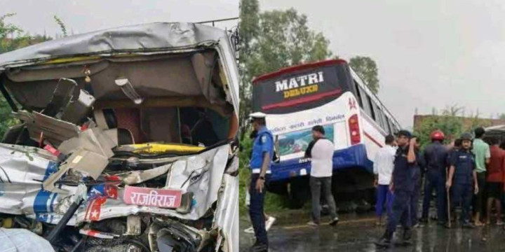 सुनसरीमा बस र माइक्रो दुर्घटना हुँदा तीनजनाको मृत्यु, ४ गम्भीर