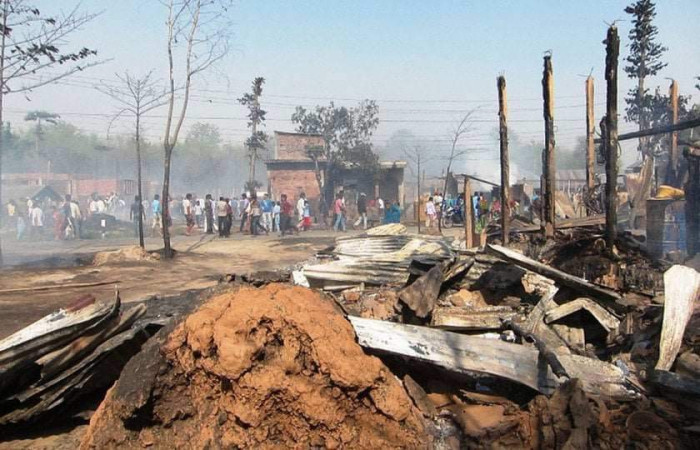 बर्जु गाउँपालिकामा आगलागी : २७ घर जले