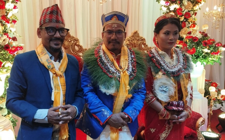 वैवाहिक बन्धनमा बाँधिए कलाकार बुद्धि तामाङ