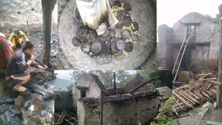 हतुवागढीको होम्ताङमा आगलागीबाट घर जल्दा ५ लाखबढीको क्षति