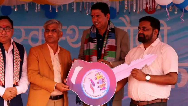 इन्ट्रा फाउन्डेसनले पाँच बेडको अस्पताल बनाएर दियो नगरपालिकालाई