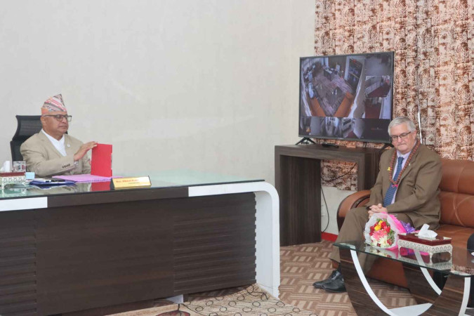 इजरायली राजदुतलाई मुख्यमन्त्री कार्कीको प्रस्ताव : 'कृषिमा सहकार्य गरौं'