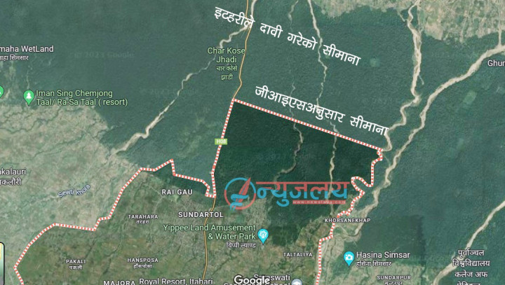 इटहरी–धरान सीमा विवाद : जोतभोगलाई आधार मान्ने कि नक्सालाई ?