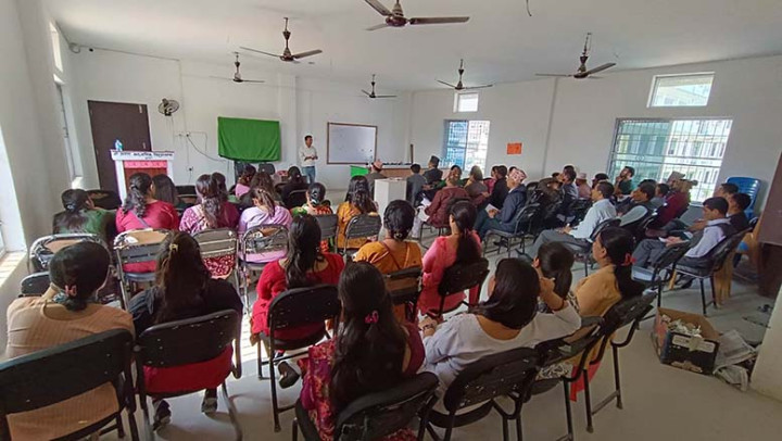जनता माविद्वारा शिक्षकहरुलाई तनाव व्यवस्थापन अभिमुखीकरण