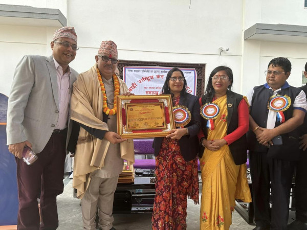 सबैभन्दा बढी कर तिरेर विश्व आदर्श कलेज बन्यो उत्कृष्ठ करदाता