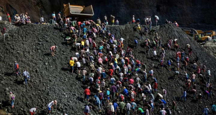 म्यानमारको खानीमा पहिरो जादा कम्तिमा ७० जना बेपत्ता