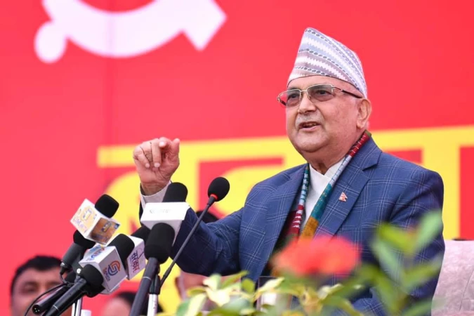 एमाले अध्यक्षमा ओली निर्वाचित