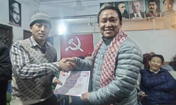 माओवादी प्रदेश १ को अध्यक्षमा हर्कबहादुर नेम्वाङ (मिक्सो) विजयी