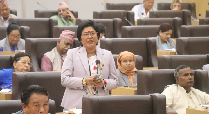 संसदमा बोलिरहने श्रेष्ठ भन्छिन्, ‘जनताको आवाज उठाउनकै लागि हामी संसद पुगेका हौं’