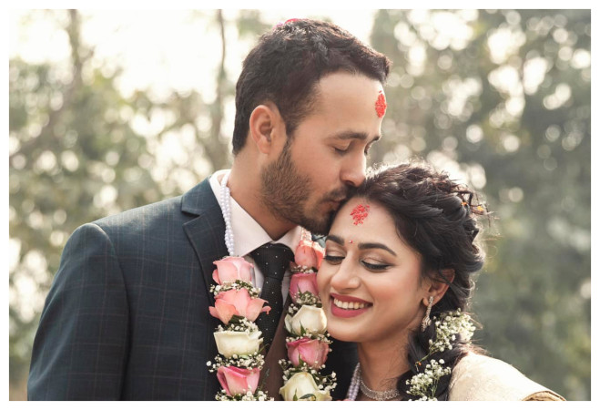 अभिनेत्री सुरक्षा पन्त र मानव सुवेदीले गरे इन्गेजमेन्ट