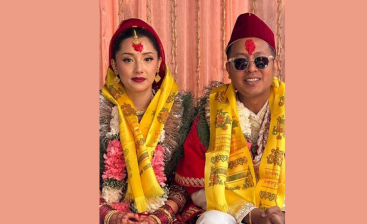 गायिका त्रिशला गुरुङले संगीतकार रोहित शाक्यसँग गरिन् विवाह